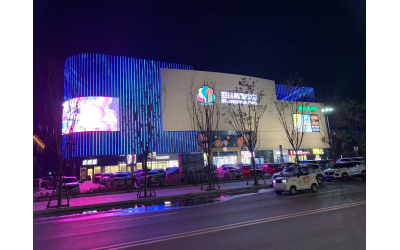 光影織就煙火色，夜色喚醒步行街 —— 濱州惠民縣圣豪悠樂(lè)里亮化工程紀(jì)實(shí)